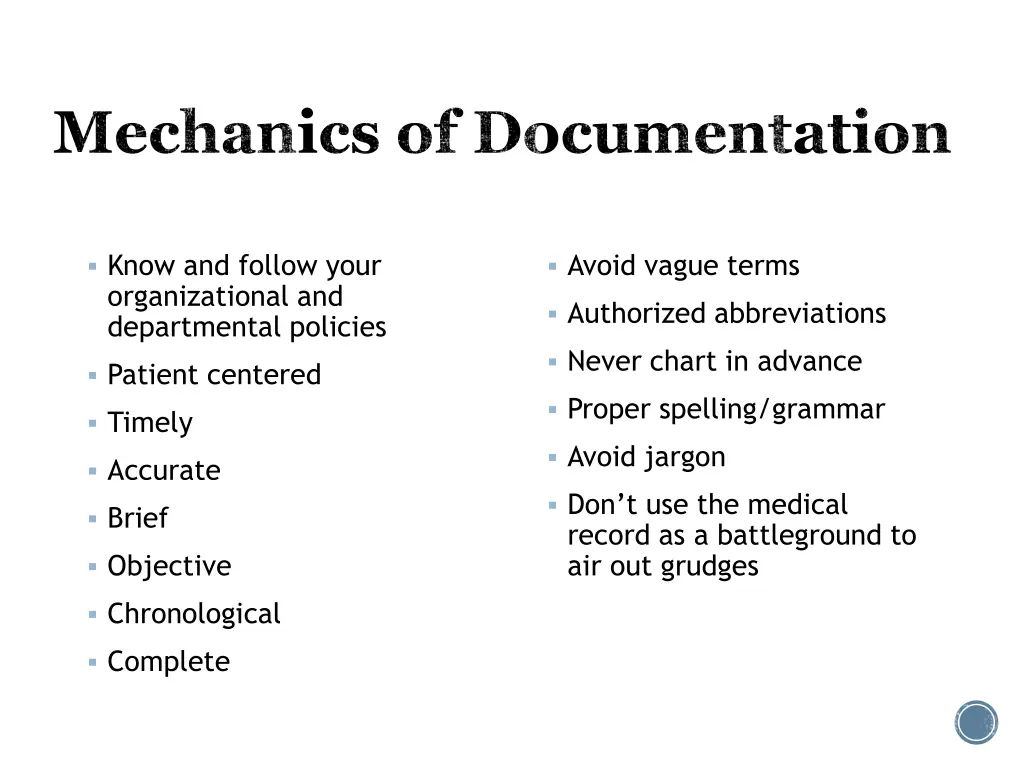 mechanics of documentation 4
