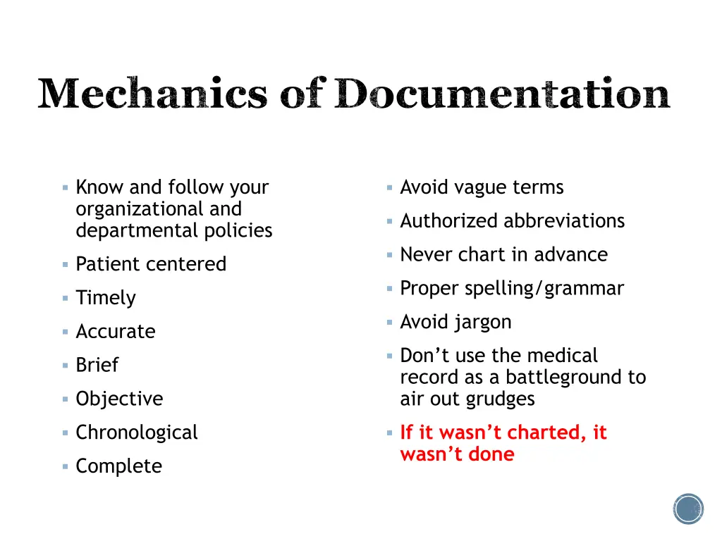 mechanics of documentation 5