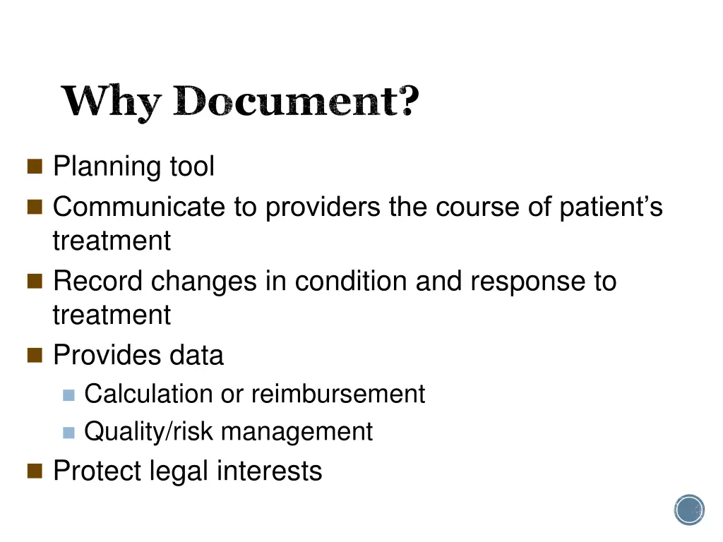 why document