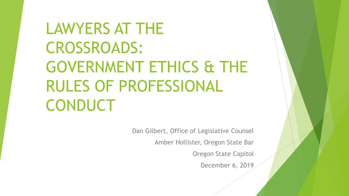 lawyers at the crossroads government ethics