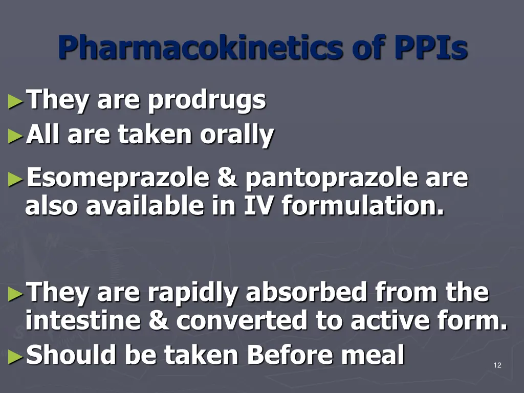 pharmacokinetics of ppis