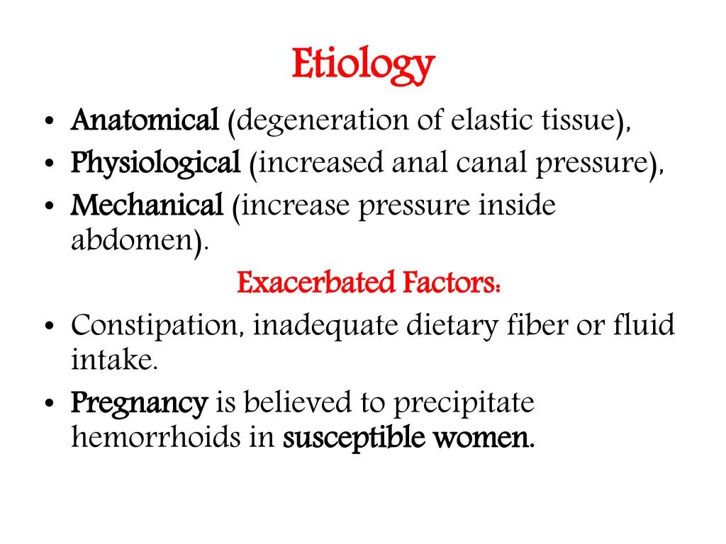 etiology