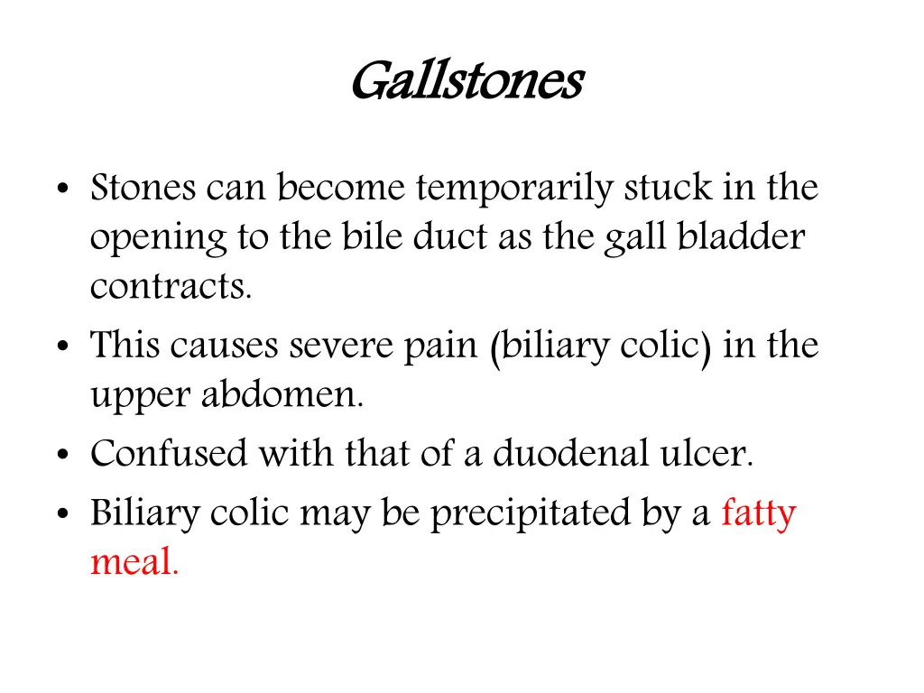 gallstones