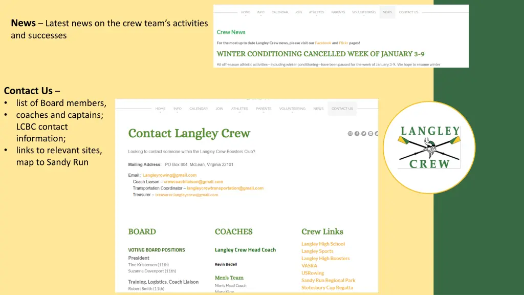 news latest news on the crew team s activities