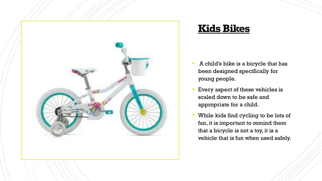 kids bikes