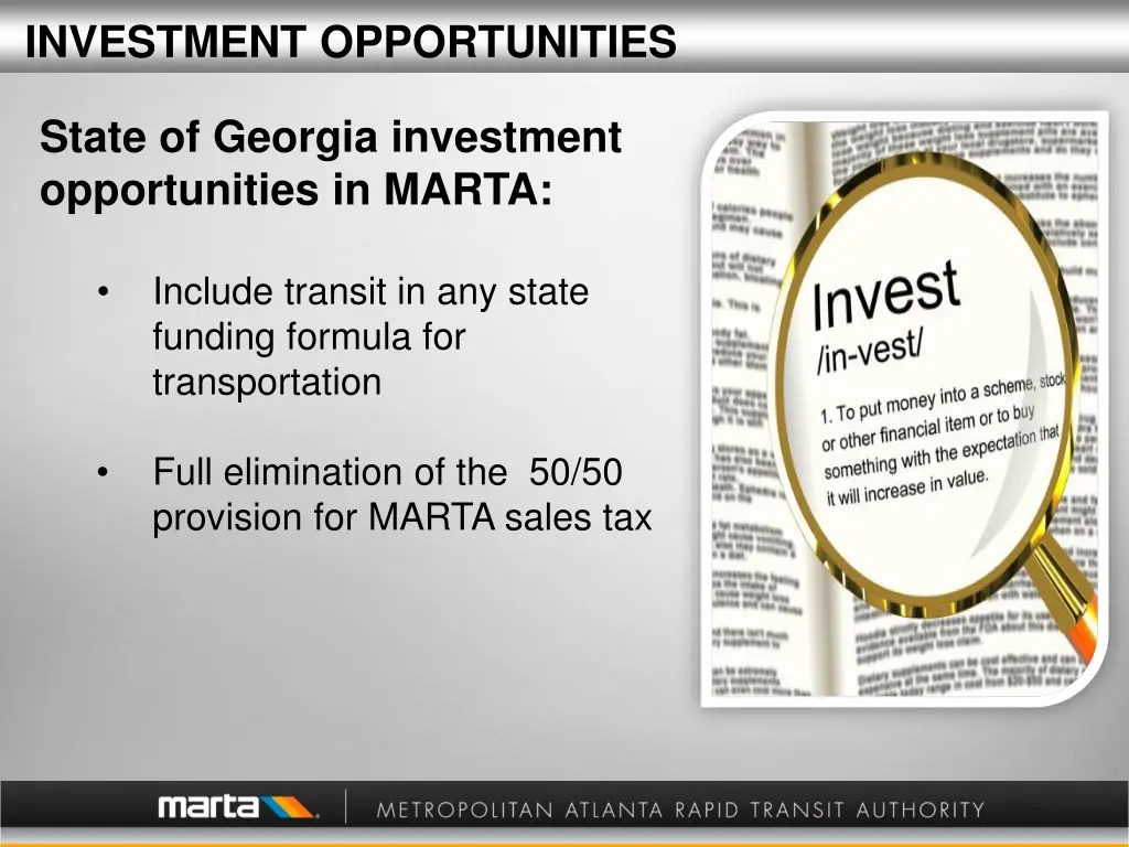 investment opportunities
