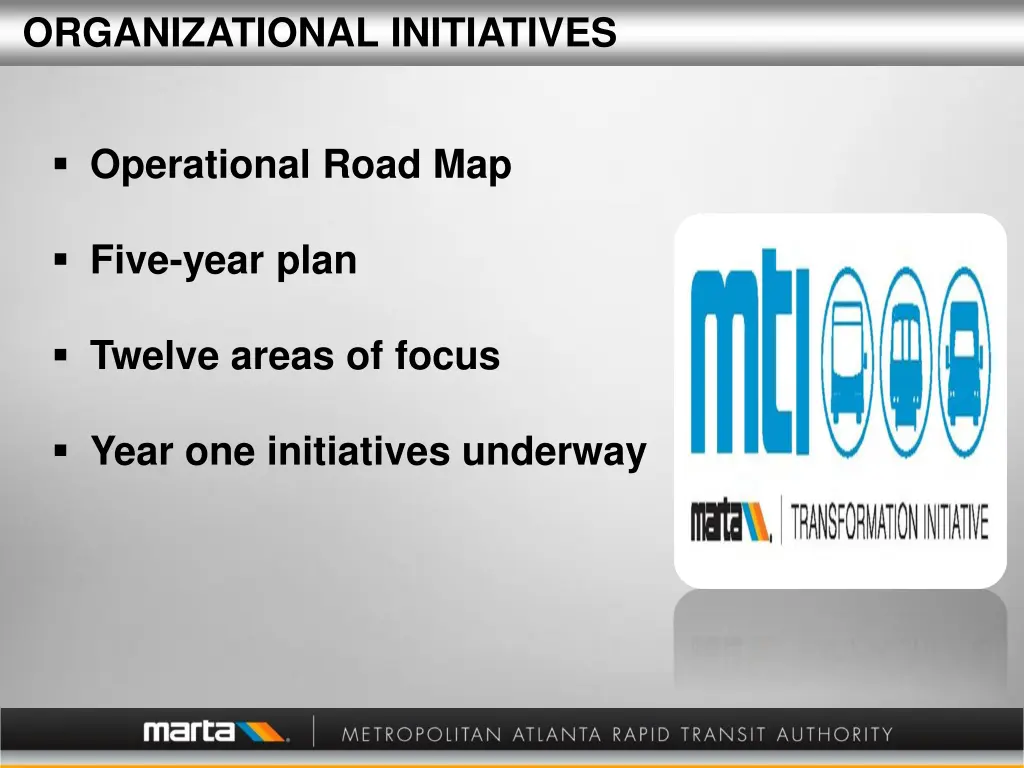 organizational initiatives