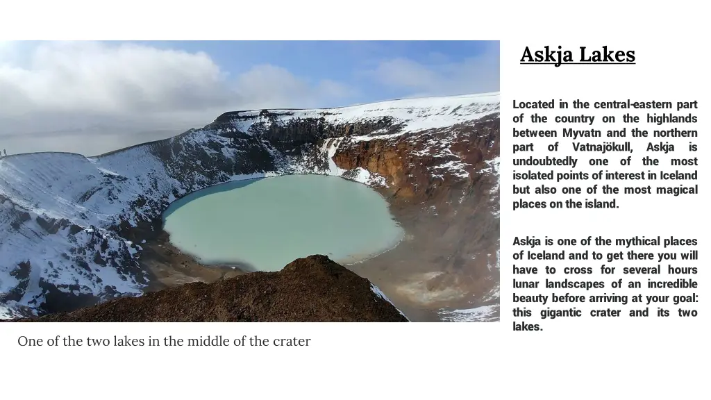 askja lakes