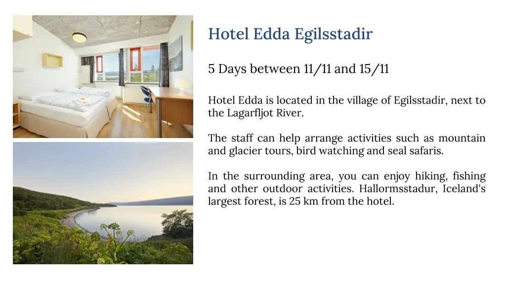 hotel edda egilsstadir