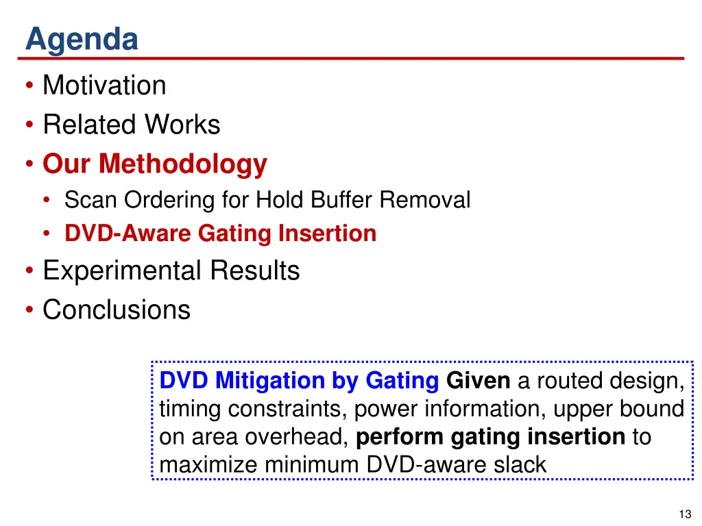 agenda motivation related works our methodology 3