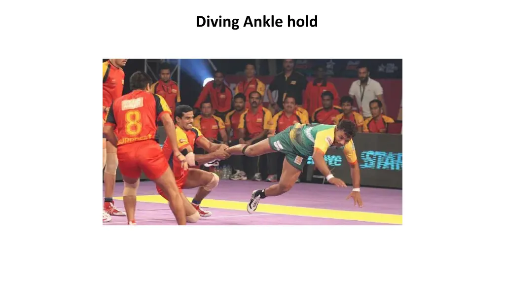 diving ankle hold