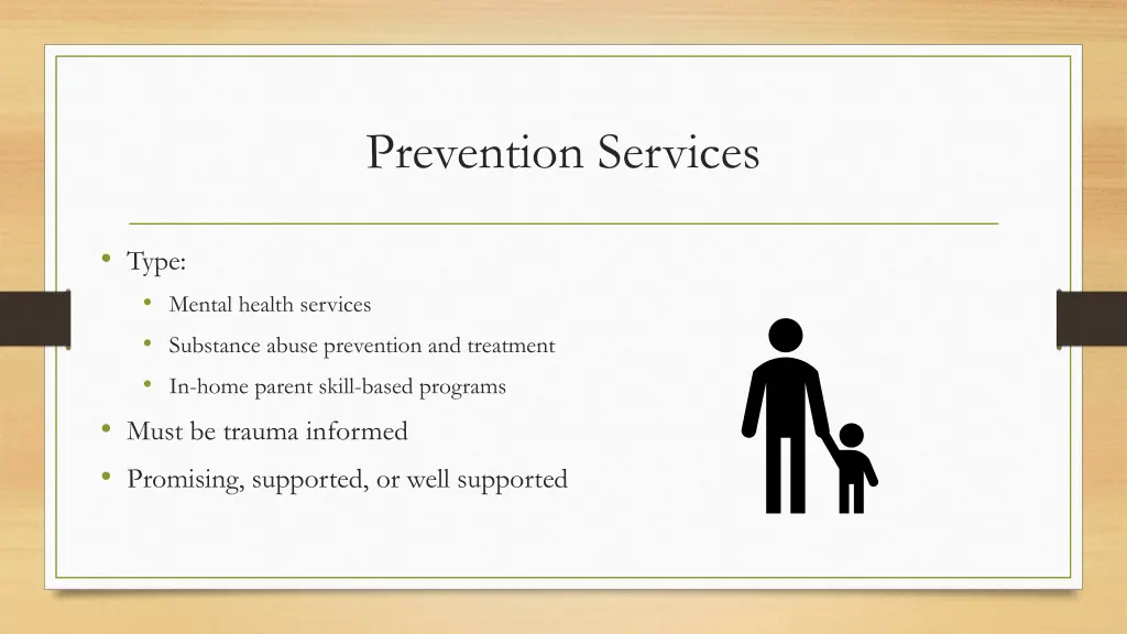 prevention services