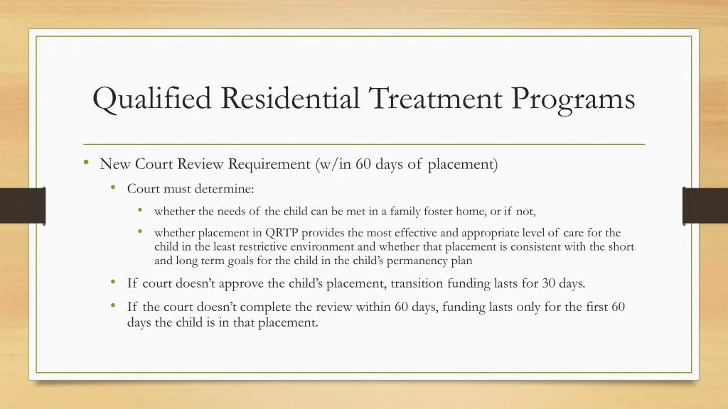 qualified residential treatment programs 2