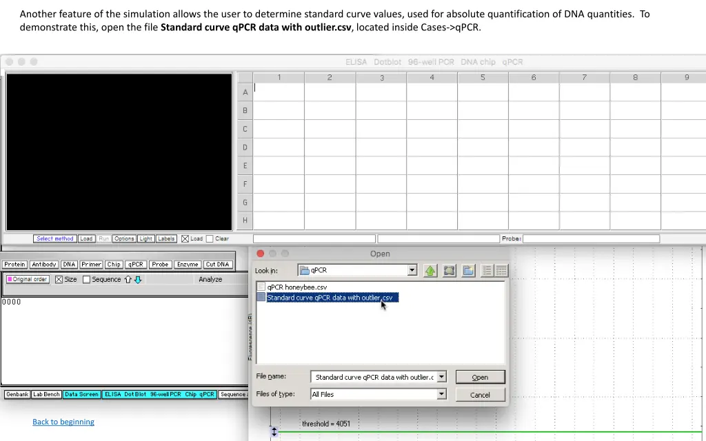 another feature of the simulation allows the user