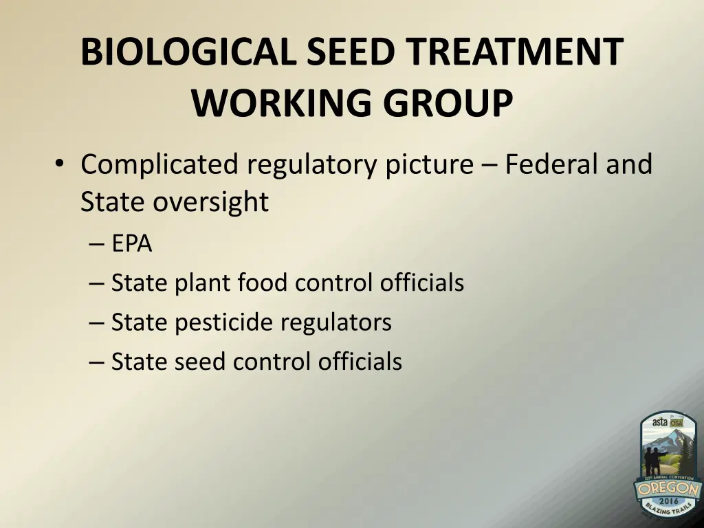 biological seed treatment working group