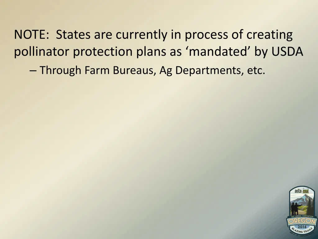 note states are currently in process of creating