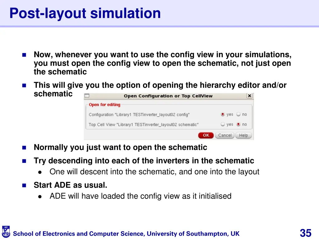 post layout simulation 2
