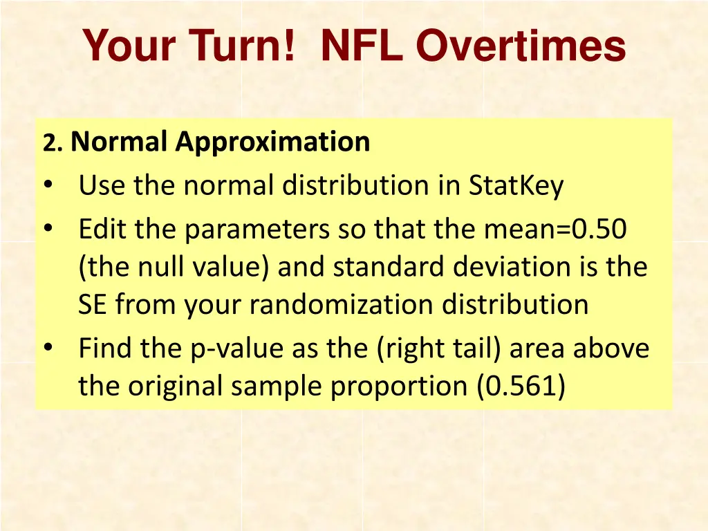 your turn nfl overtimes 1