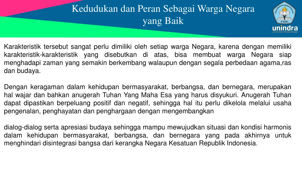 kedudukan dan peran sebagai warga negara yang baik 2