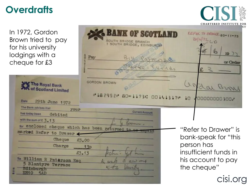 overdrafts