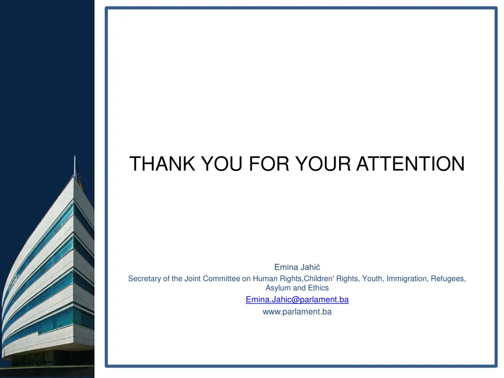 thank you for your attention
