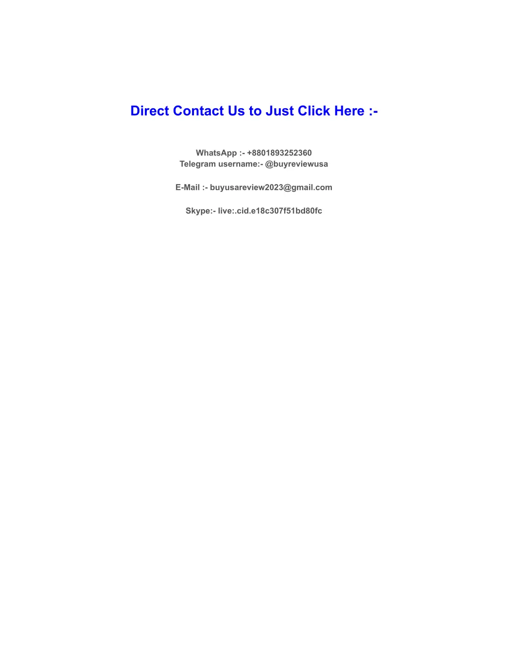 direct contact us to just click here