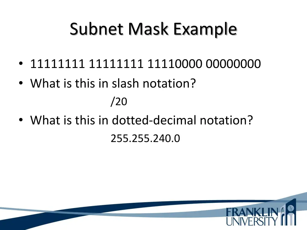 subnet mask example 3