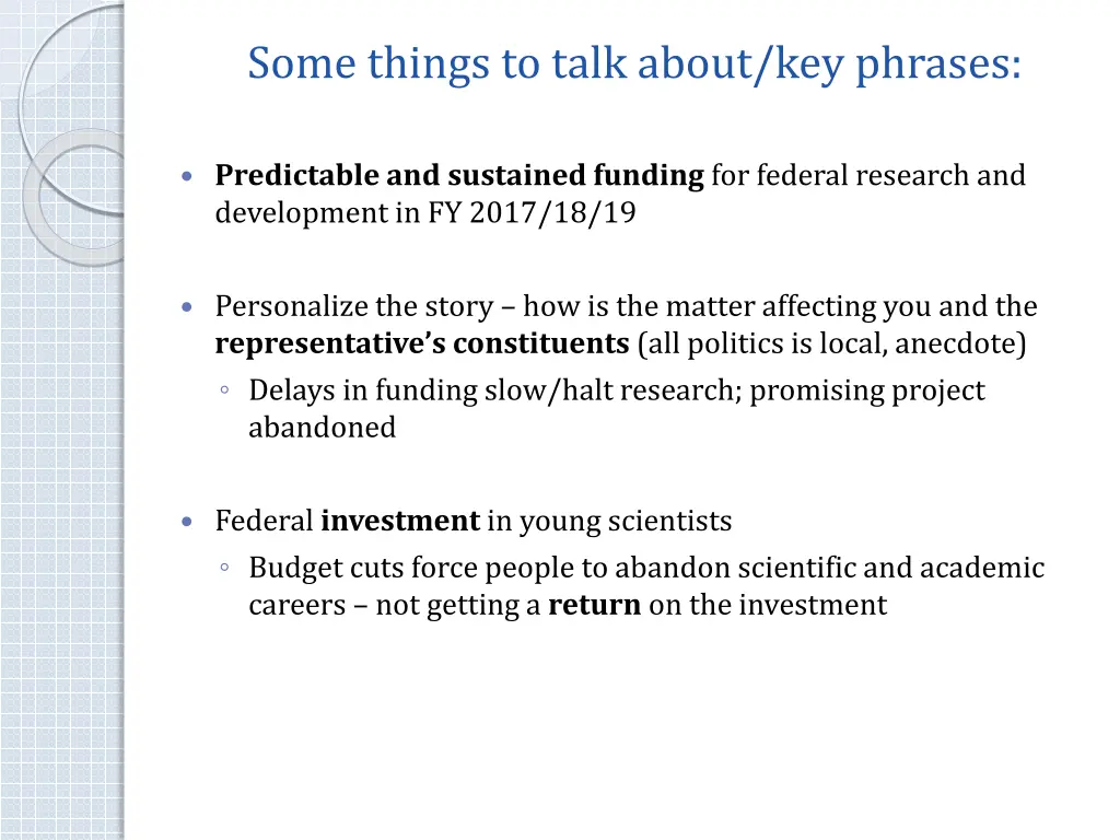 some things to talk about key phrases