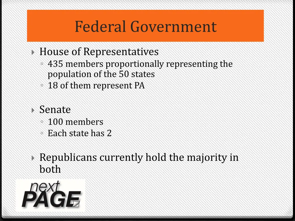 federal government