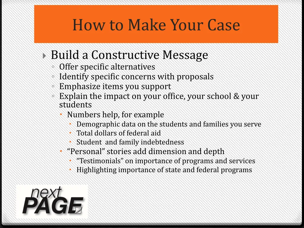how to make your case