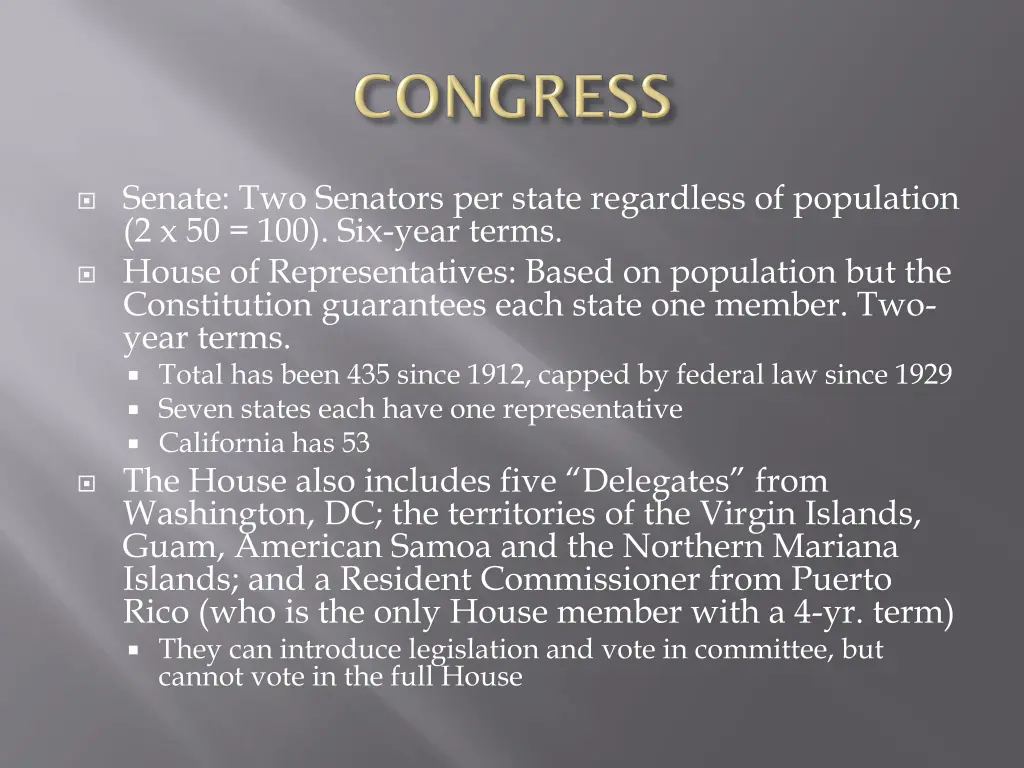 senate two senators per state regardless