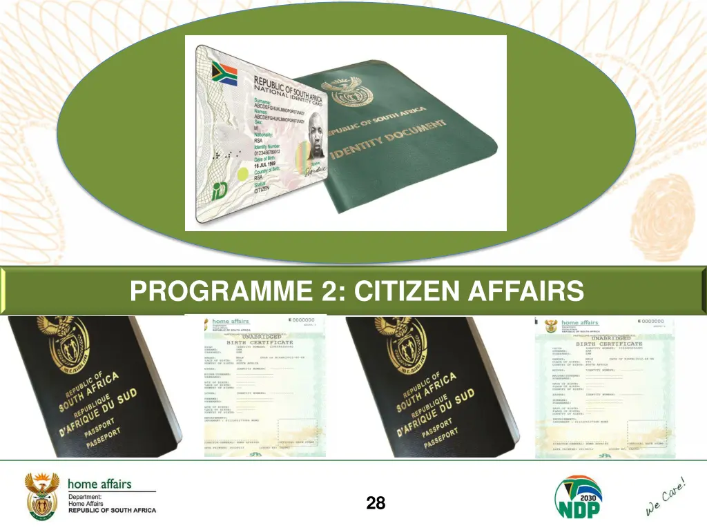 programme 2 citizen affairs