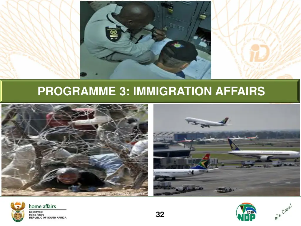 programme 3 immigration affairs