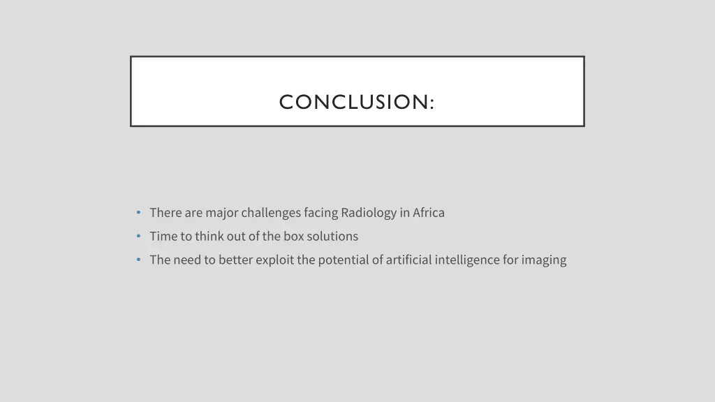 conclusion