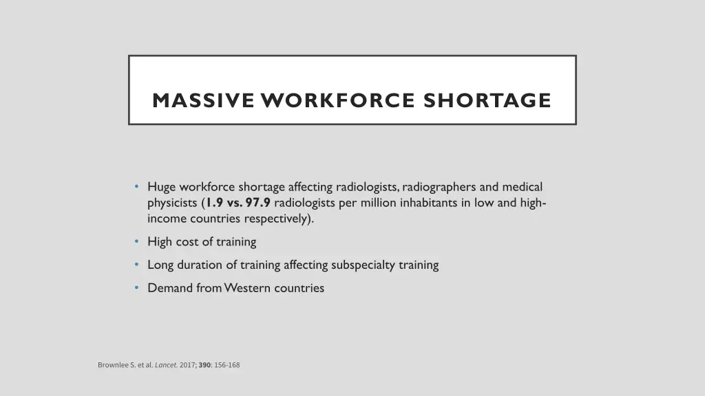 massive workforce shortage
