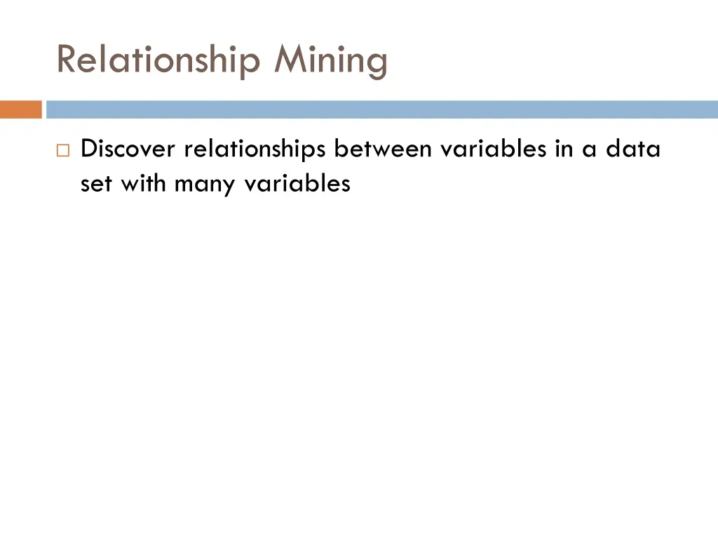 relationship mining