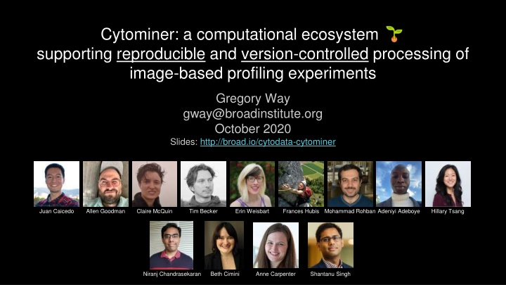 cytominer a computational ecosystem supporting