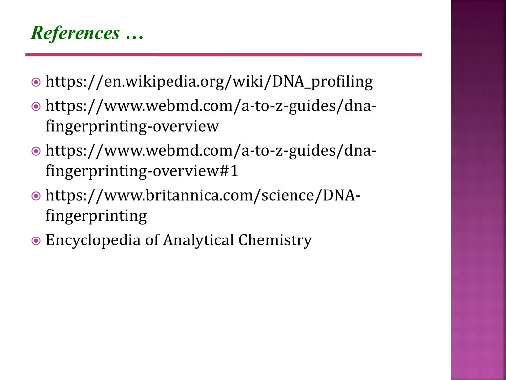 references