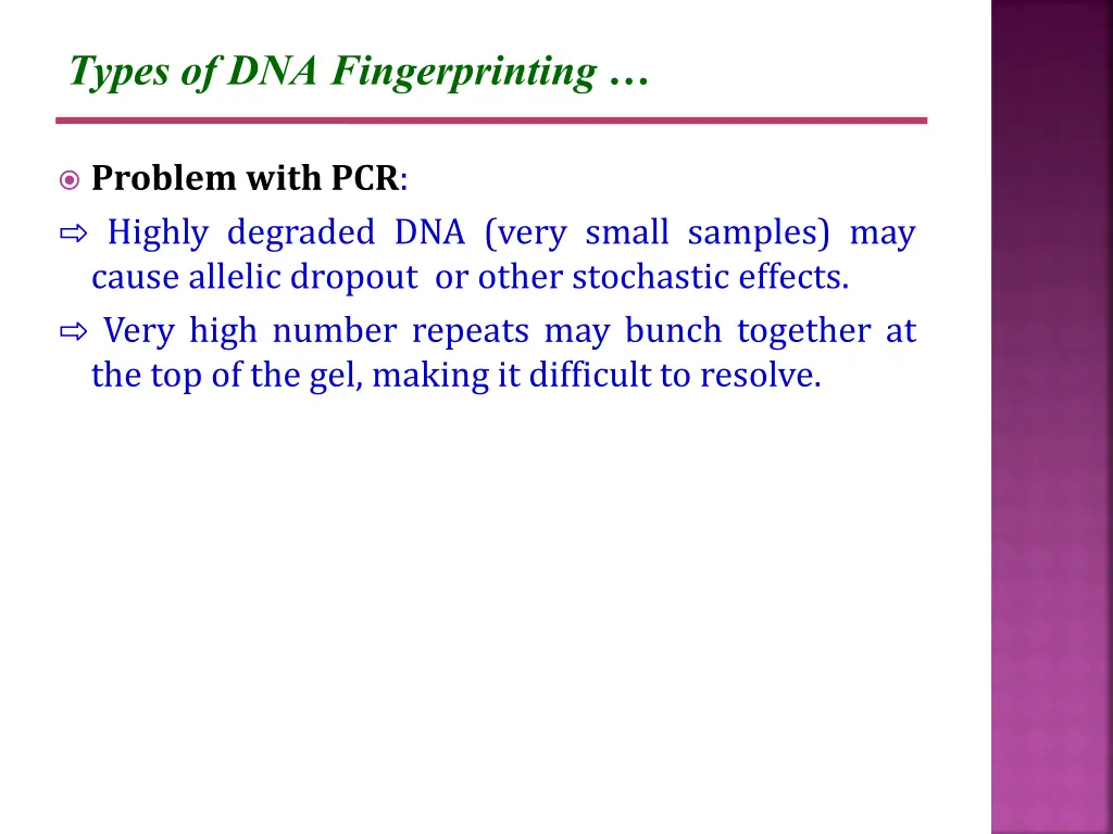 types of dna fingerprinting 2