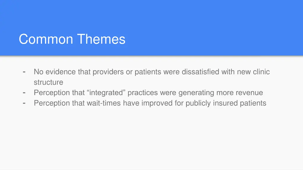 common themes 1