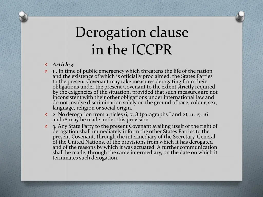 derogation clause in the iccpr 1