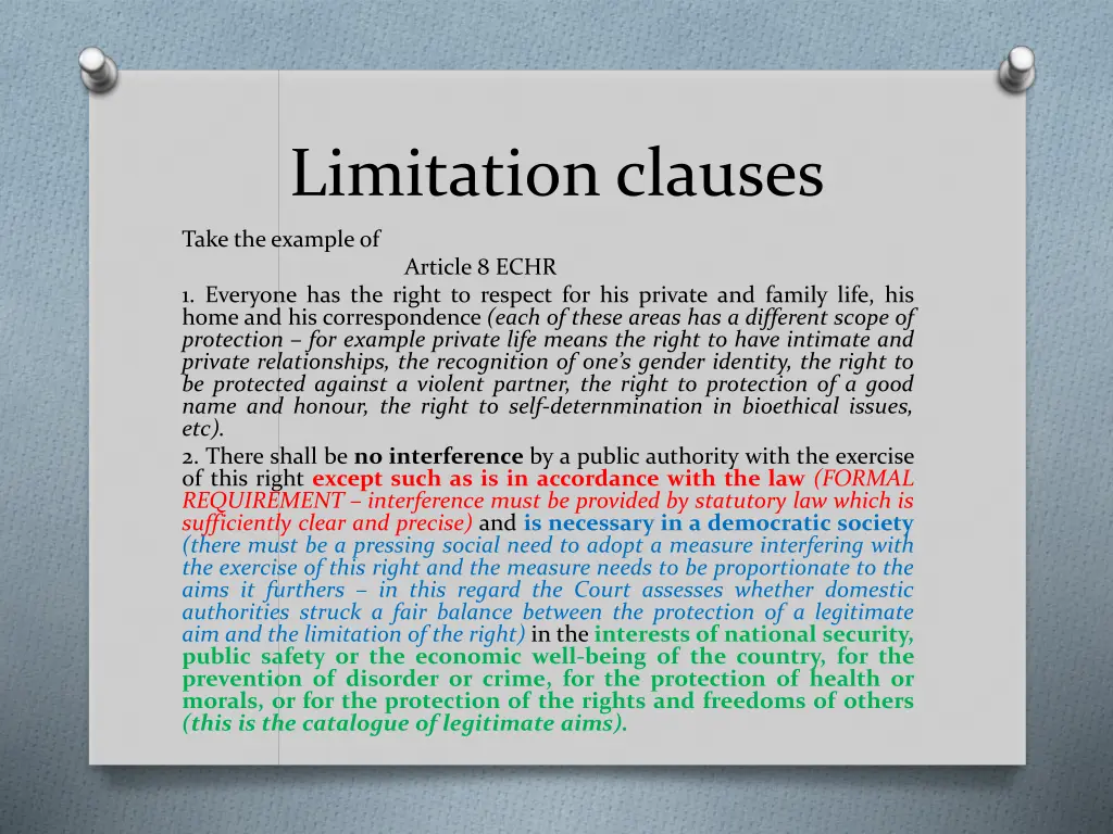 limitation clauses 1