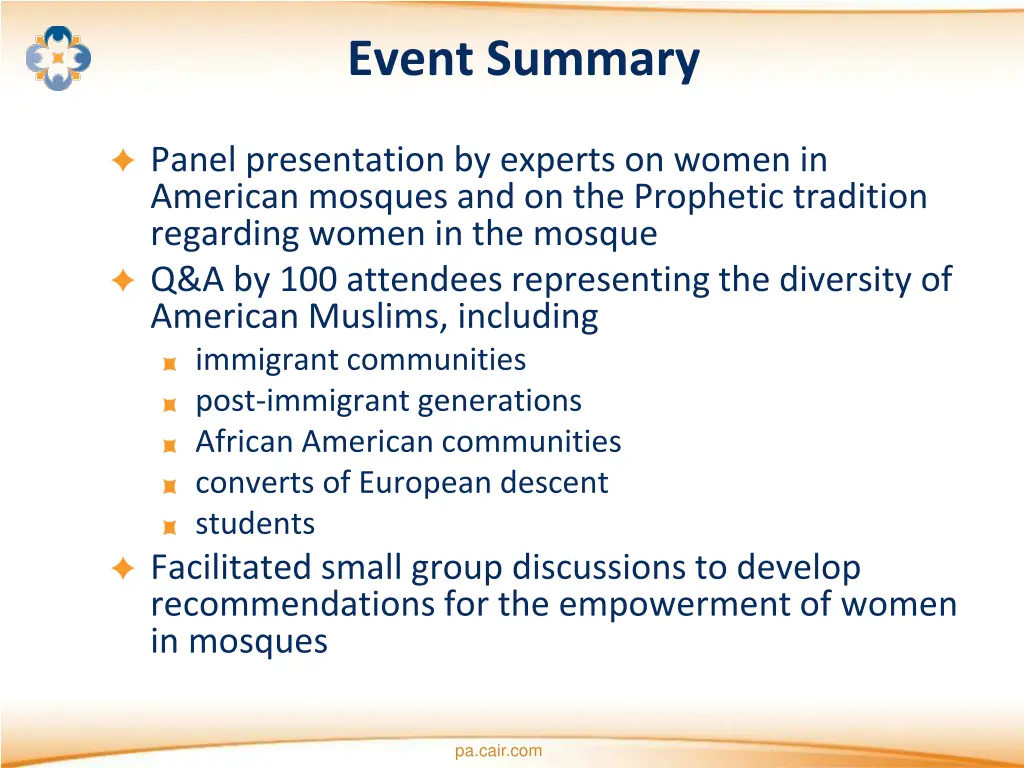 event summary