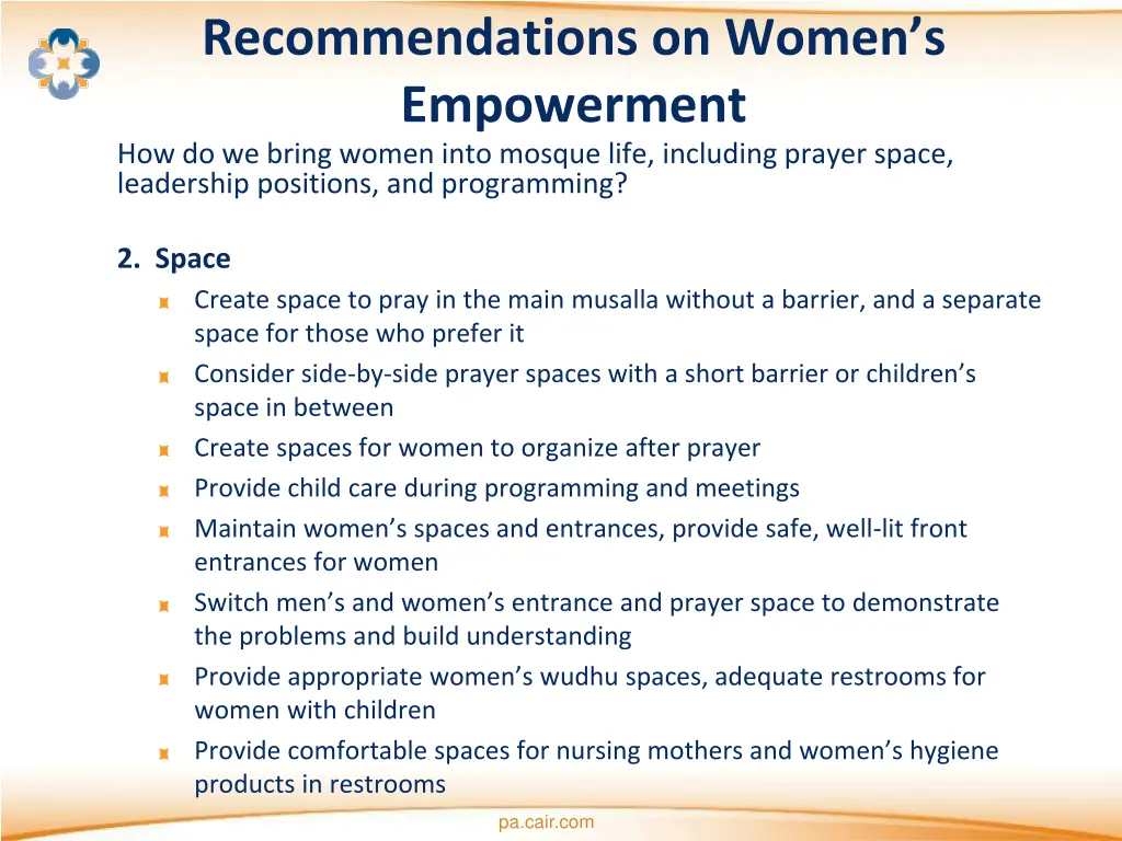 recommendations on women s empowerment 1