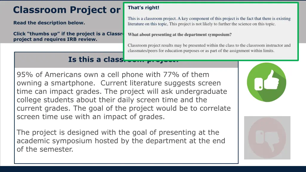classroom project or research 3