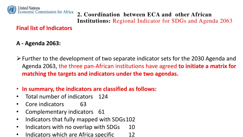 2 coordination between eca and other african