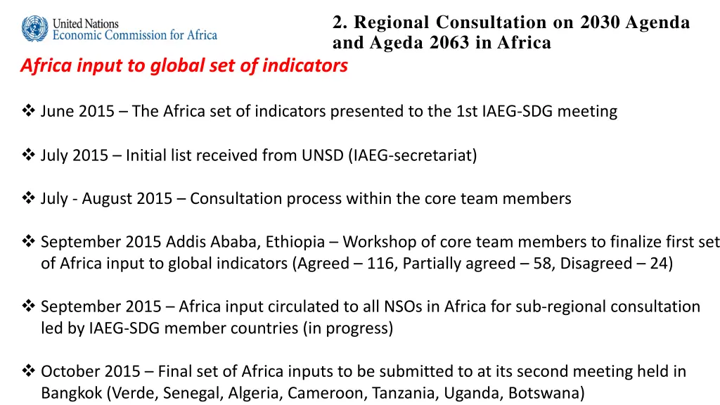 2 regional consultation on 2030 agenda and ageda