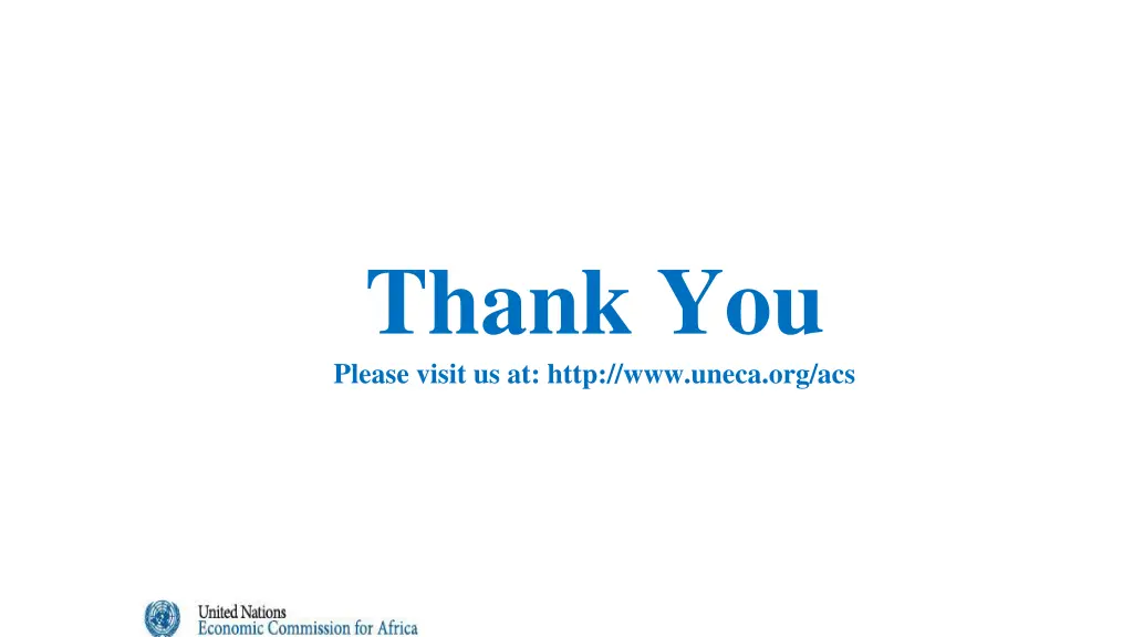thank you please visit us at http www uneca