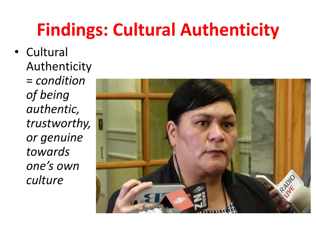 findings cultural authenticity cultural