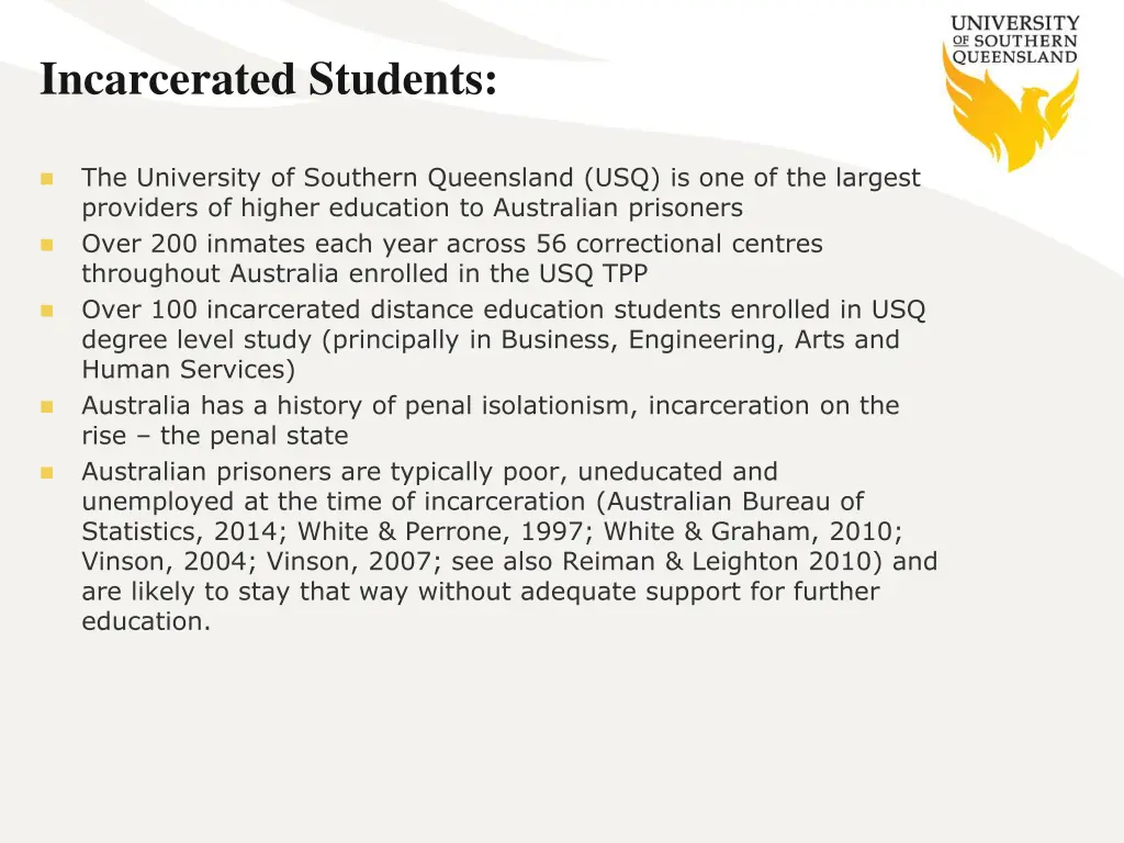incarcerated students